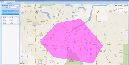 SafeDispatch Geo-Fencing and Landmarks